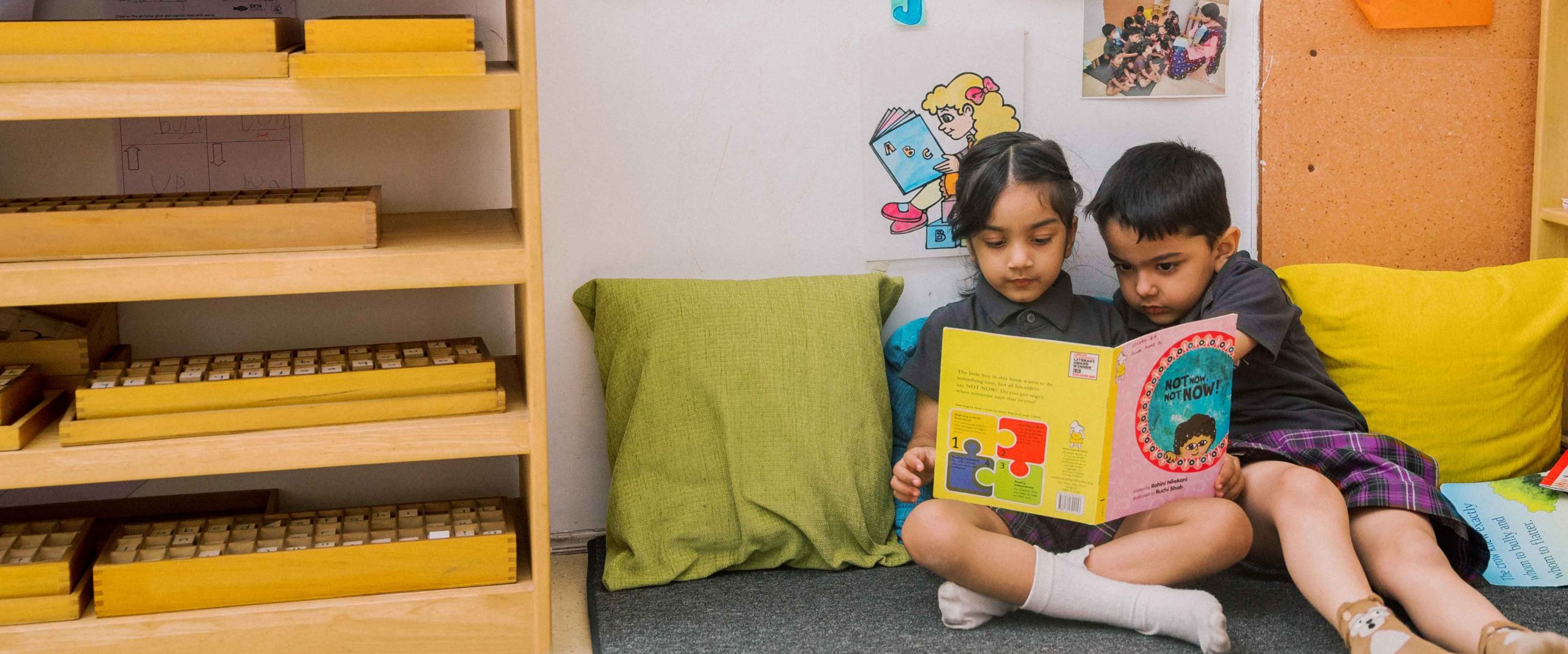 Celebrating reading in one of the best schools in Bangalore