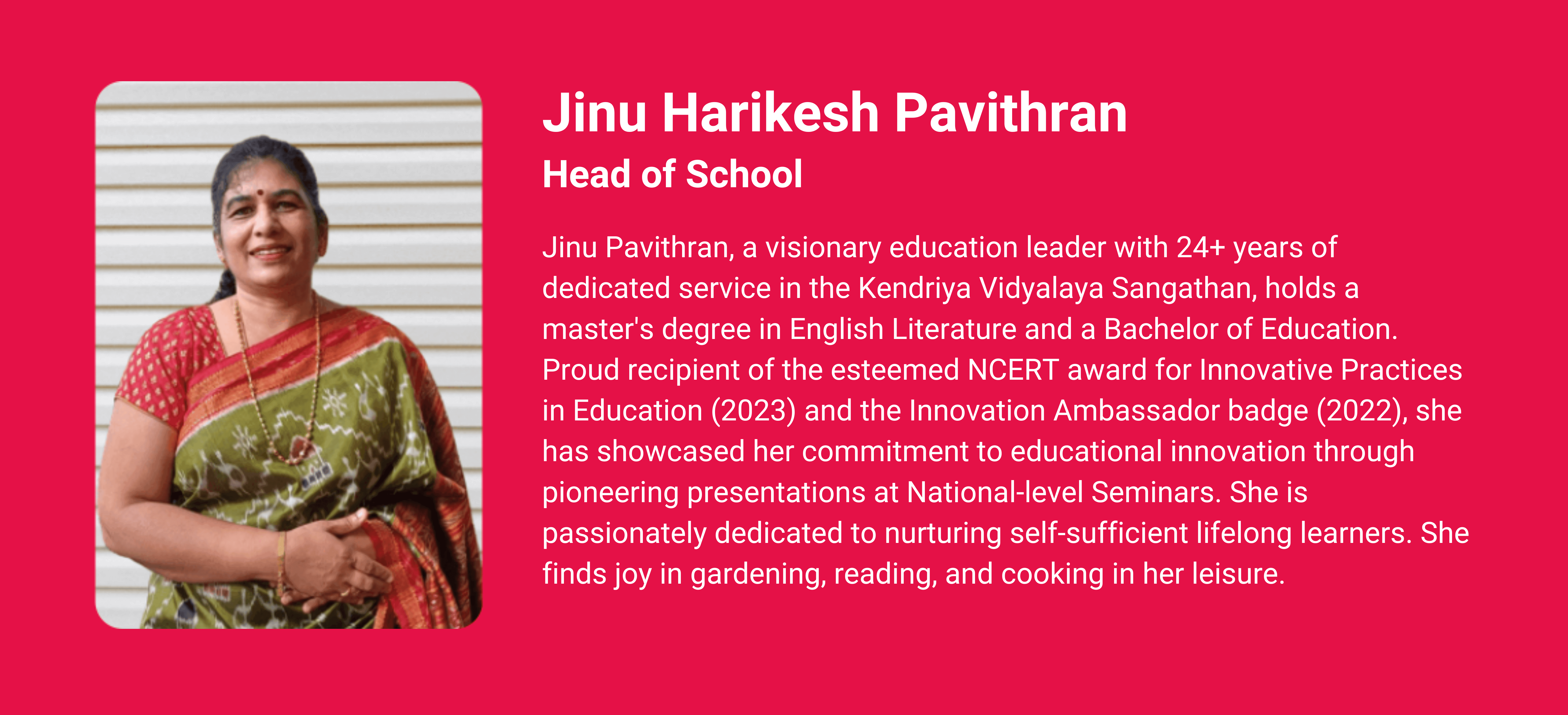 Jinu Harikesh Pavithran