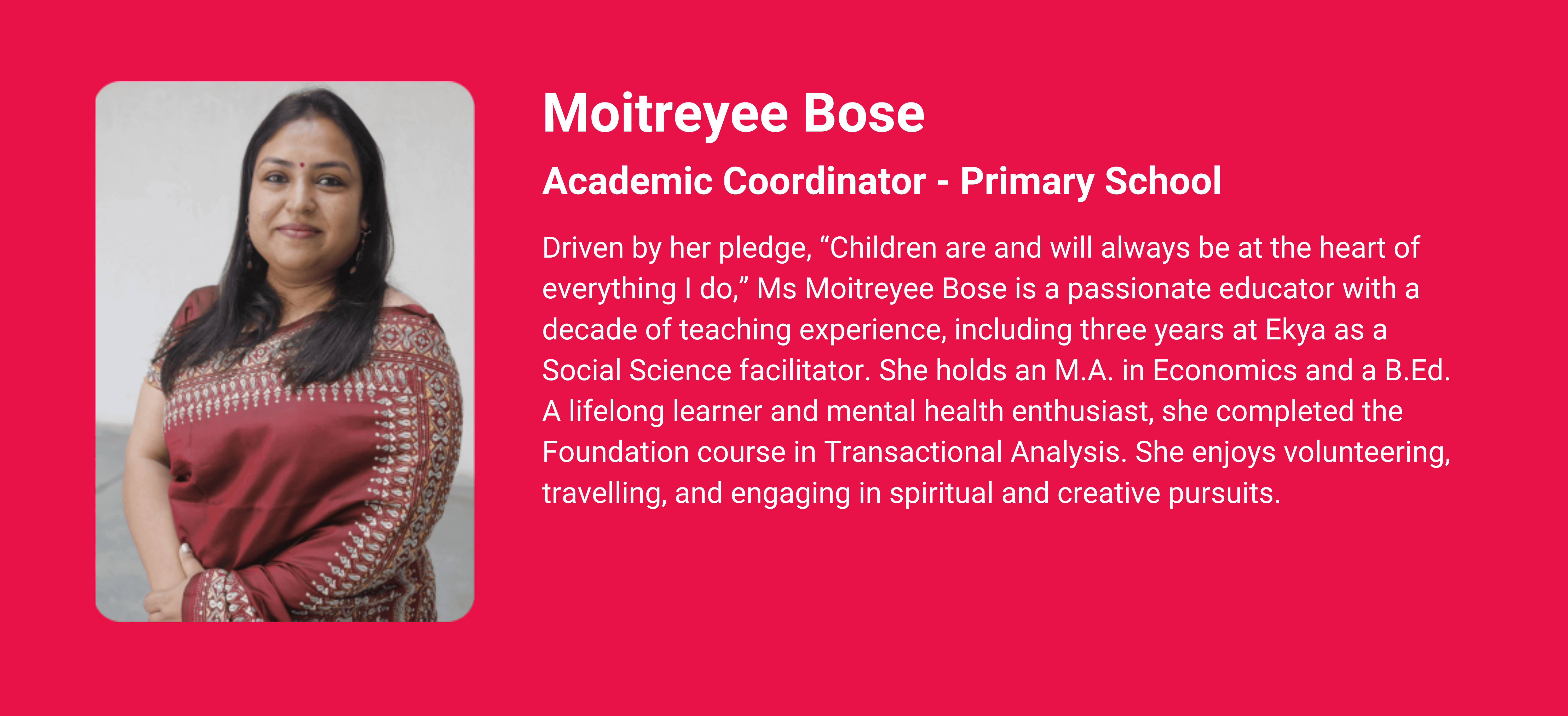 Moitreyee Bose